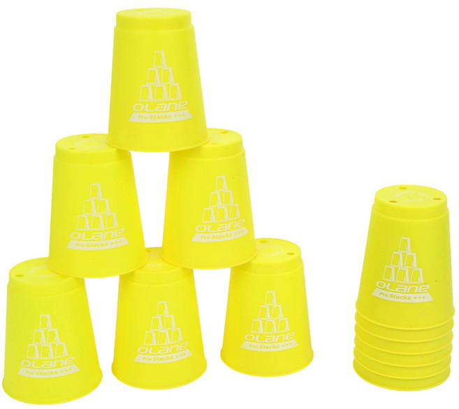오레인 스포츠스택 스피드컵 컵쌓기, 라임, 1개