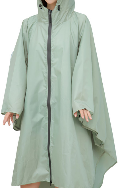 스토리원 남녀공용 판초 후드 레인코트 우비 우의 비옷 가방세트 URJ012