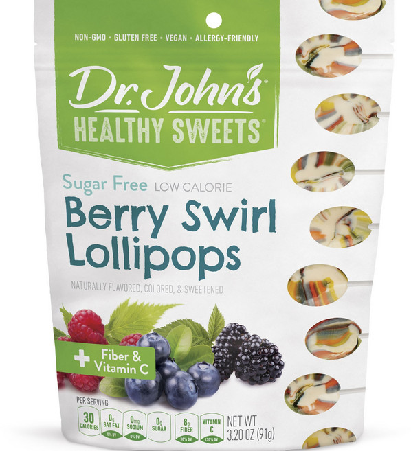 닥터존스 베리 스월 롤리팝 식이섬유 & 비타민 C, 1개, 91g