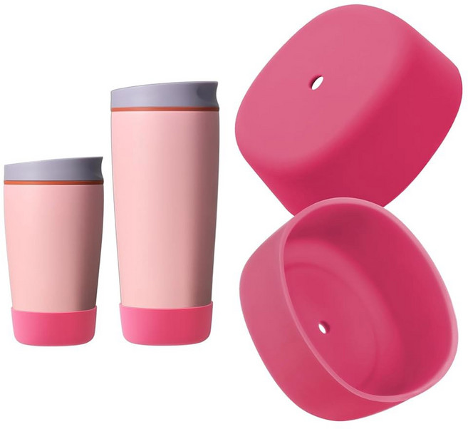 KGULQ OWALA 2개 실리콘 355ML 슬라이더와 부츠 호환되는 SMOOTHSIP, 슈가 하이