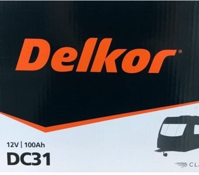 델코 DC 31 100Ah 캠핑카 딥사이클밧데리 산업용 레저용 카라반, DC31  100Ah, 폐배터리반납, 1개