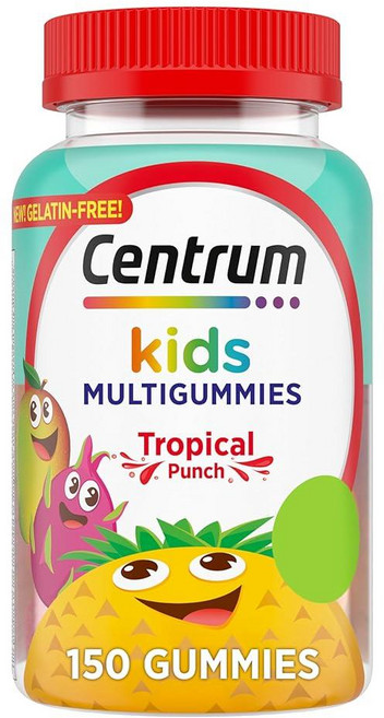 센트룸 어린이 멀티비타민 트로피컬 키즈 펀치맛 구미 150정, 150정 1통, 1개