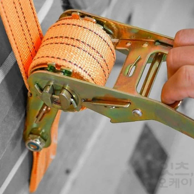 화물 고정 라쳇 벨트와 장갑 세트 화물바 깔깔이바, 1개, 5.5cm x 15m_블루 SET