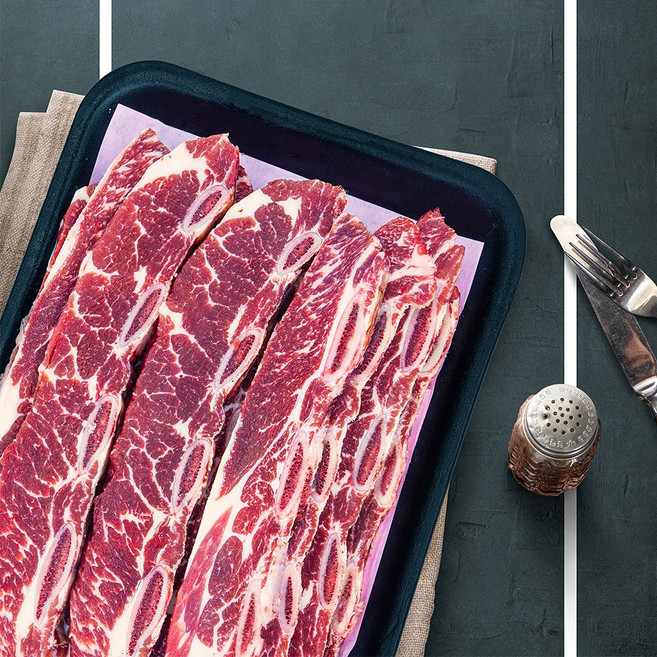 호주산 LA갈비 1KG 진공포장, 1개