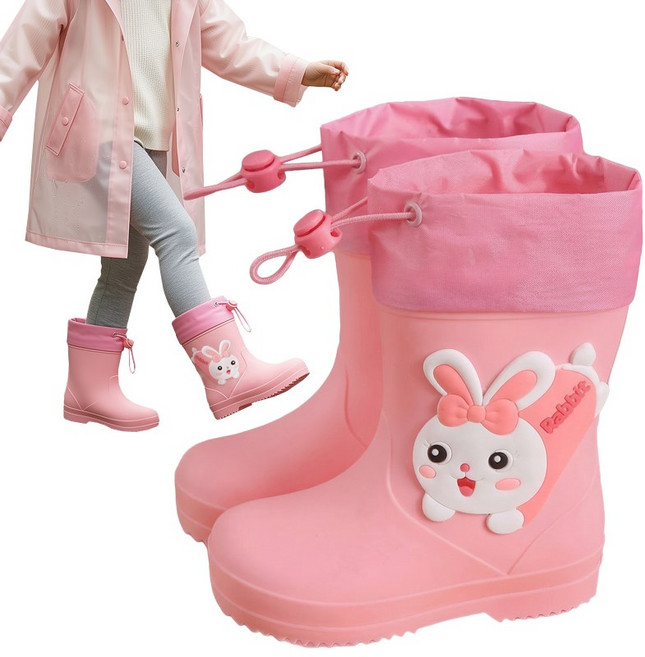 스토리원 U-KIDSH028 아동용 동물 키즈 장화 레인부츠