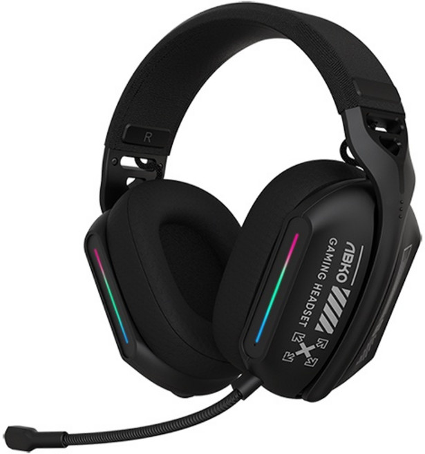 ABKO 헤드셋 무선 가상 7.1 3Mode 게이밍 헤드셋 MR550 블랙앱코정품