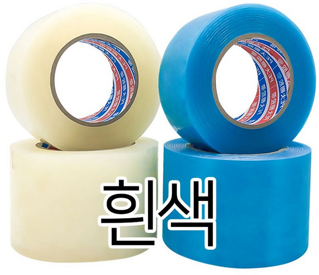 비닐하우스 보수테이프 흰색 폭10cm x 50M 길고 넉넉한사이즈 농업용 보수용 테이프 하우스 테이프 고강도 질긴테이프, 1개