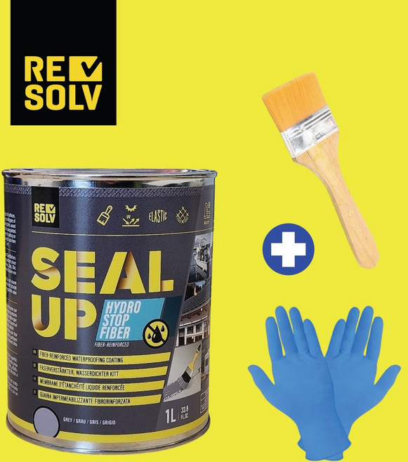 원씰 씰업 하이드로스탑 방수제 1L (회색), 그레이, 1개