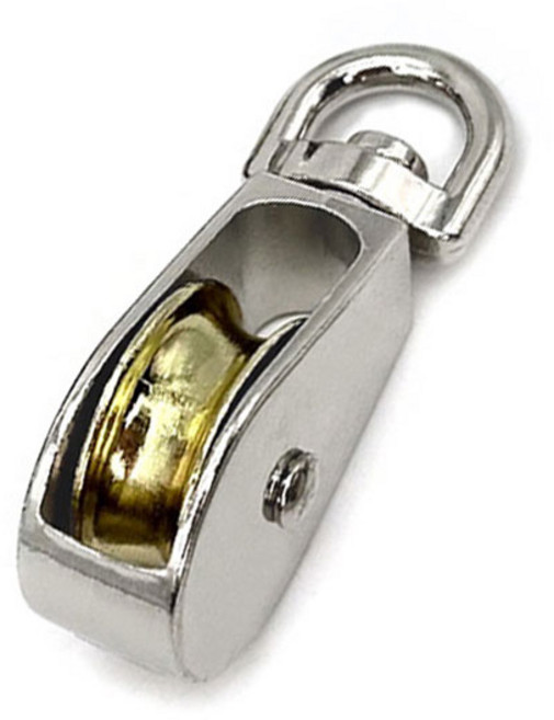 아이베란다 소형 도르레 베러링 줄꼬임 방지 휠, 싱글 휠 58mm, 1개