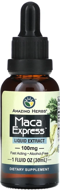 몸관리하세요 겨울입니다 Amazing Herbs 마카 익스프레스 액상 추출물 100mg 30ml(1fl oz) 특별관리진행, AmazingHerbs마카익스프레스액상추출물100mg3, 1개, 30ml - 쿠팡