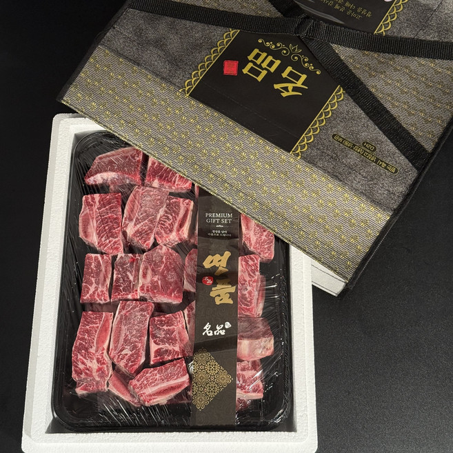 [찐신선] LA갈비찜 찜갈비 선물세트 소갈비 2.5KG 미국산 초이스등급, 1개