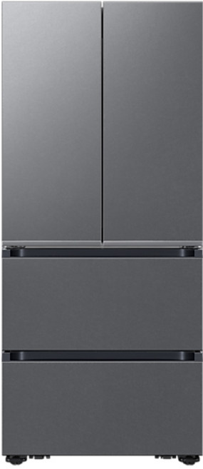 삼성 비스포크 AI 김치플러스 4도어 490L (냄새케어 김치통) RK70F49F1DD, 에센셜 다크 메탈