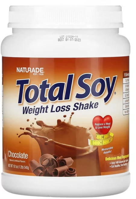 네퓨레이드 Total Soy 체중 셰이크 초콜릿 540g(1.2lbs), 1개, 540g - 쿠팡
