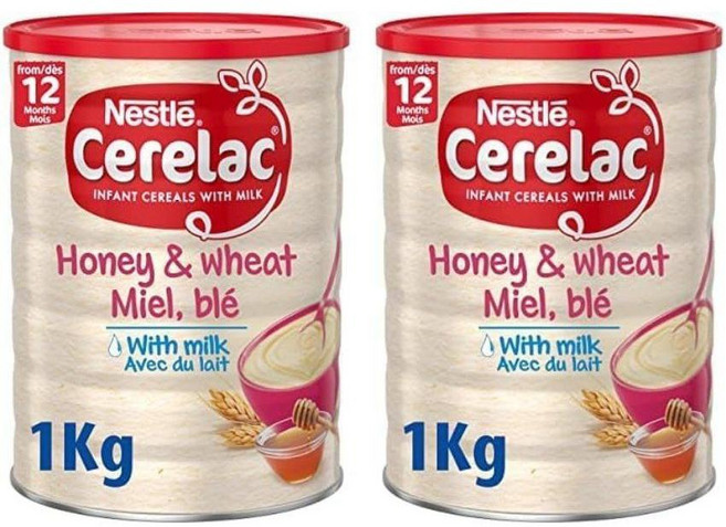 네슬레 세레락 허니 위트 토들러 시리얼 밀크 함유 12개월 이상 2개