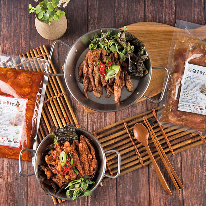 매콤 + 달콤 목살이닭, 500g, 1세트