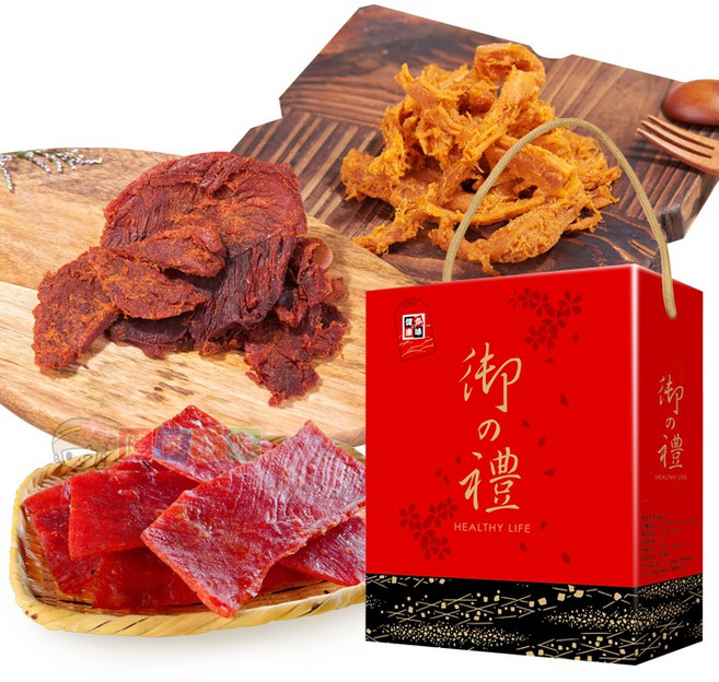 健康本味 肉乾系列禮盒, 1個