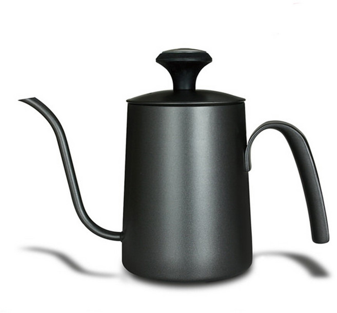 304不鏽鋼 手沖咖啡細口壺 附溫度計 BG-1605 600ml, 1個