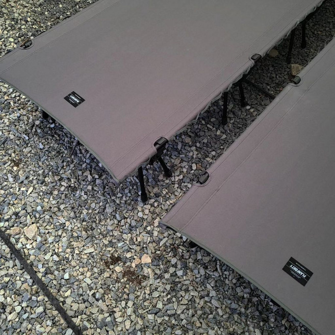 PLANFORTY『標準身高/耐重250KG』1000D codura 高強度行軍床 三環結構, 泥灰限定色
