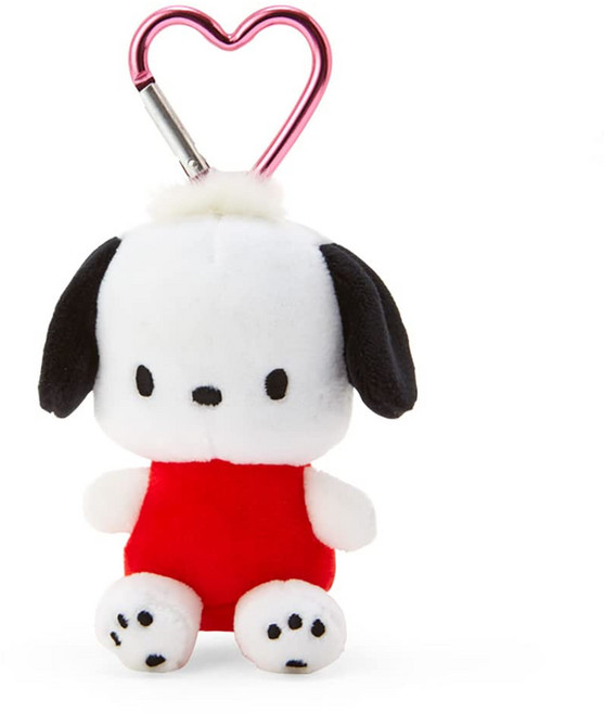 산리오 포차코 하트 카라비나 미니 마스코트 키링 키홀더 일본 직수입