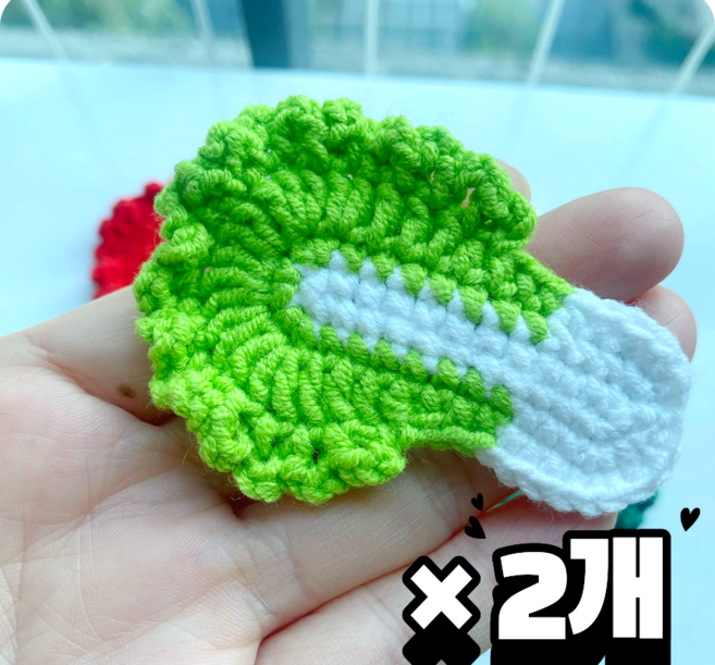 DEEPSUN 한땀한땀 수공 강아지 머리핀 애견핀 고양이 삔, 2개, 그린