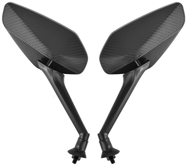 락모터스 오토바이 사이드미러 8mm 백미러 거울 안전거울 후사경, 1세트