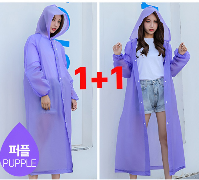 J&D 튼튼한 EVA 남여 공용 우비