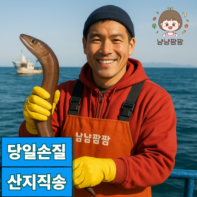 [산지직송]냠냠팜팜 힘이불끈 손질 바다장어, 1박스, 1kg