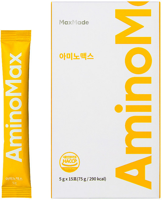 맥스메이드 아미노맥스 아미노산 L-아르기닌 BCAA 비트루트 보충제 파인애플 맛, 15개, 5g
