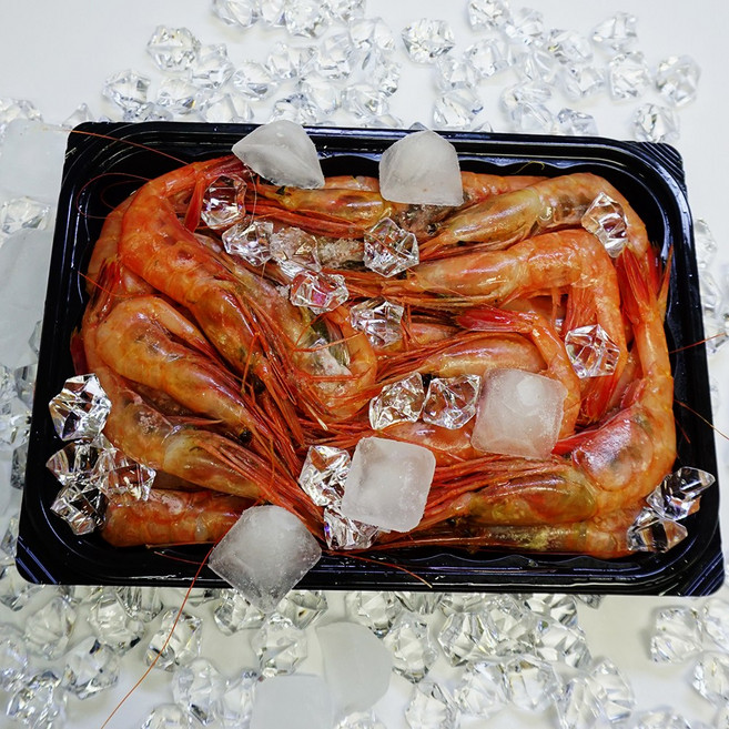 [감동몰] 급냉 홍 단새우 500g (25미 내외) 아마애비, 1박스, 500g(25미 내외)