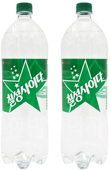 칠성사이다 PET, 1.5L, 2개