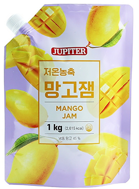 쥬피터 저온농축 망고 잼 1kg 1박스 10개