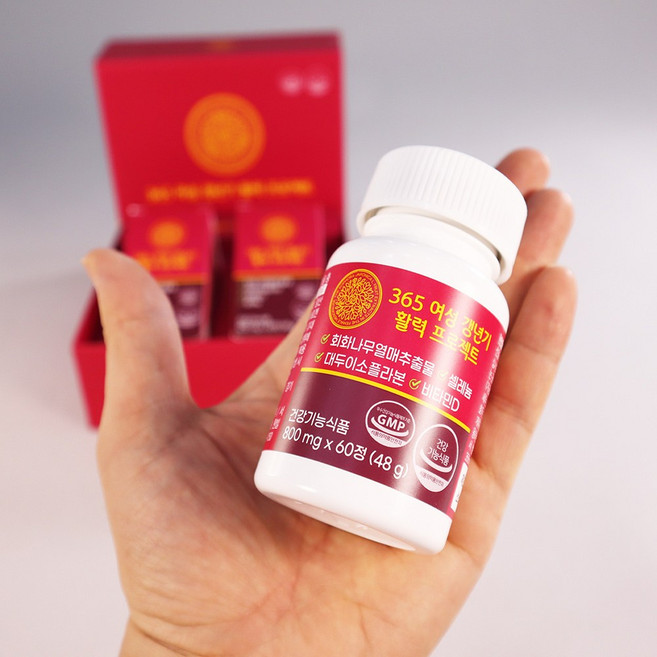 365 여성갱년기 활력 프로젝트 회화나무 대두이소플라본 60정X2박스, 1개, 60정