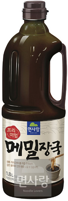 면사랑 프리미엄 메밀장국 1.8L (업소용 / 대용량), 1개