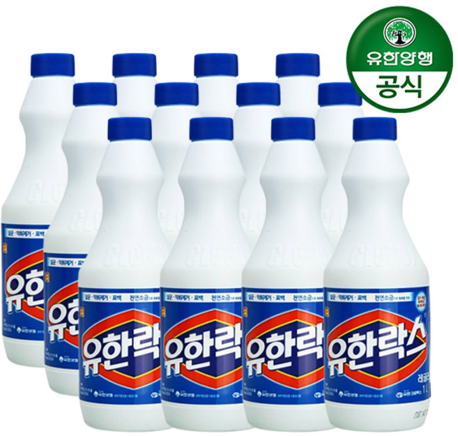유한락스 레귤러, 1L, 12개