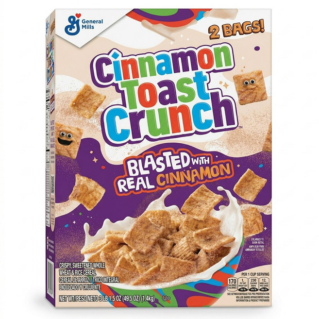 제너럴밀스 시나몬 토스트 크런치 시리얼, 1.4kg, 1개