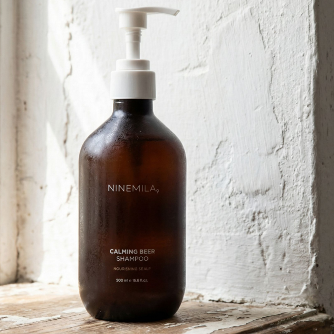 나인밀라 맥주효모 단백질 샴푸 저자극 약산성 두피 케어샴푸, 500ml, 3개