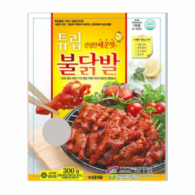 상세설명참조 제이엠푸드 튜립 불닭발 매운닭발 300g, 1개