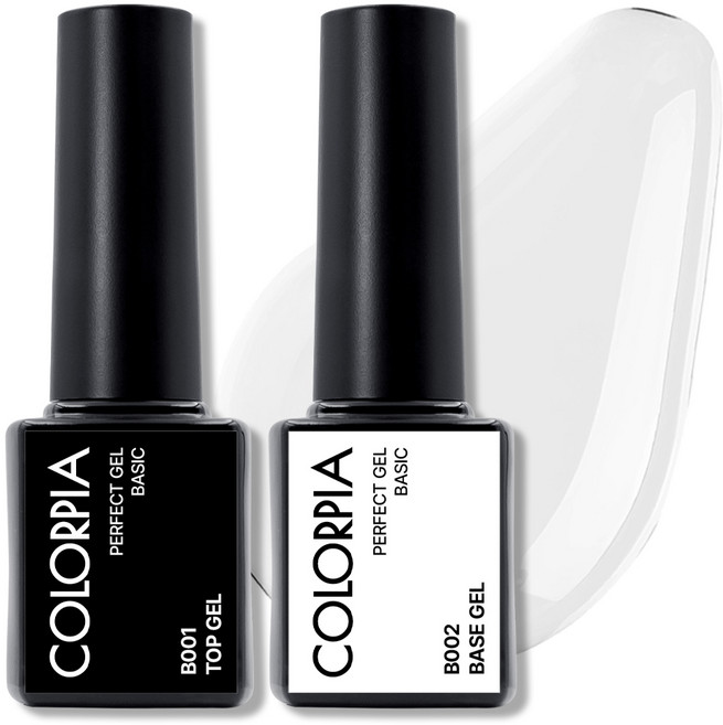 칼라피아 탑젤 6ml + 베이스젤 6ml 세트, 칼라피아 탑젤 + 베이스젤, 1세트