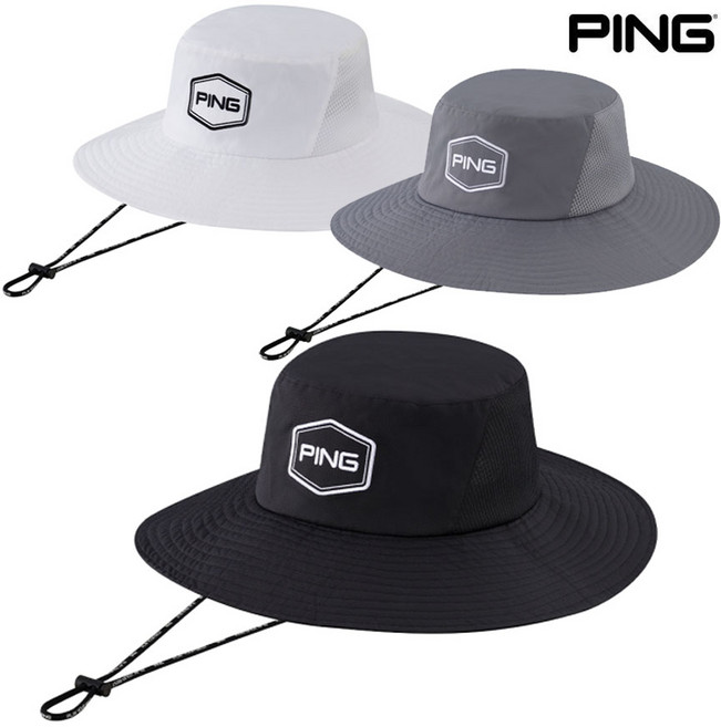 핑 골프모자 2026 남성 매쉬 부니햇 버킷햇, 그레이