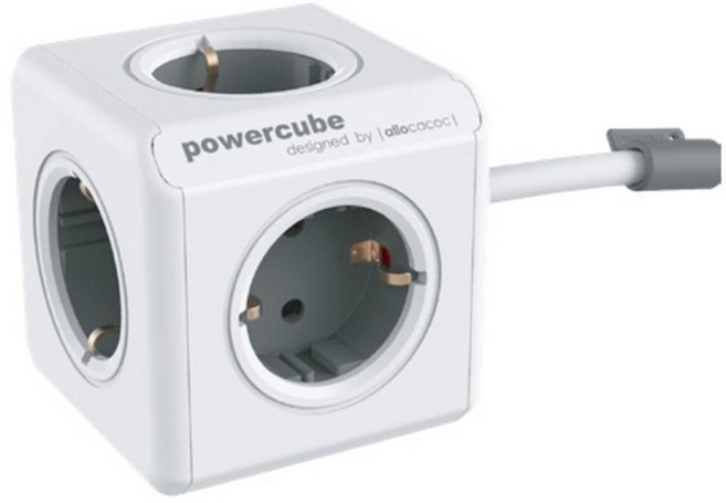 [디어제스트]_천하)파워큐브 익스텐디드(1354W 3m) 코드멀티탭 콘센트 정사각형 다용도★★★★★, ▦▦▦이 상품으로 구매할래요, 1개