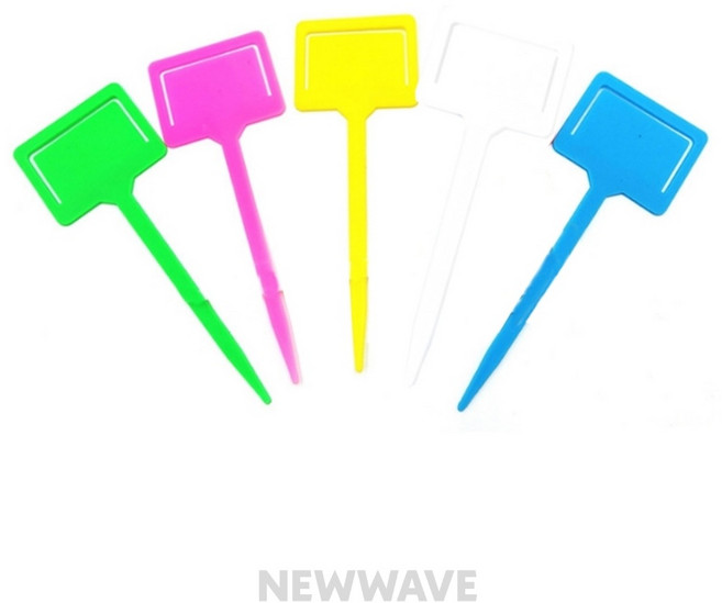 LQ 칼라 식물 이름표 메모 삽입 18cm 채소모종표시