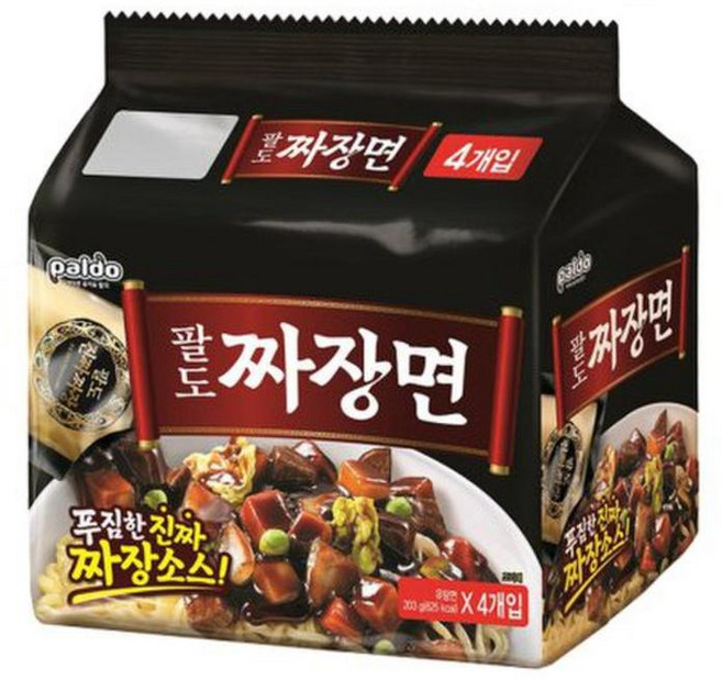 팔도 짜장면 4봉지, 9개