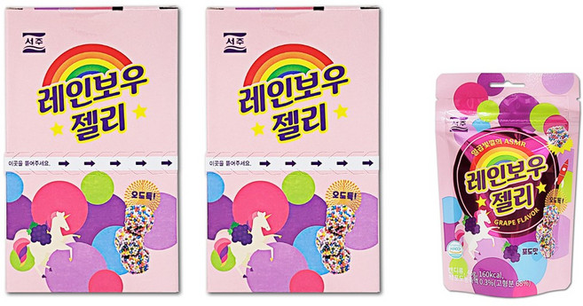 서주 레인보우 젤리, 46g, 16개