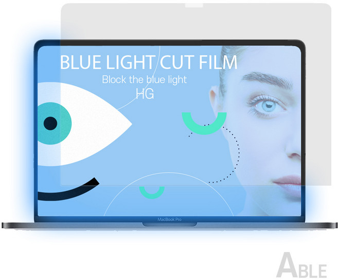 그램 프로360 16TD90TP-GX76K 블루라이트차단 액정보호필름 고광택 LG 노트북 필름, 1개