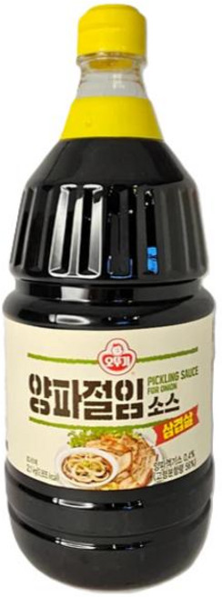 오뚜기 삼겹살양파절임소스 2.1kg, 4개