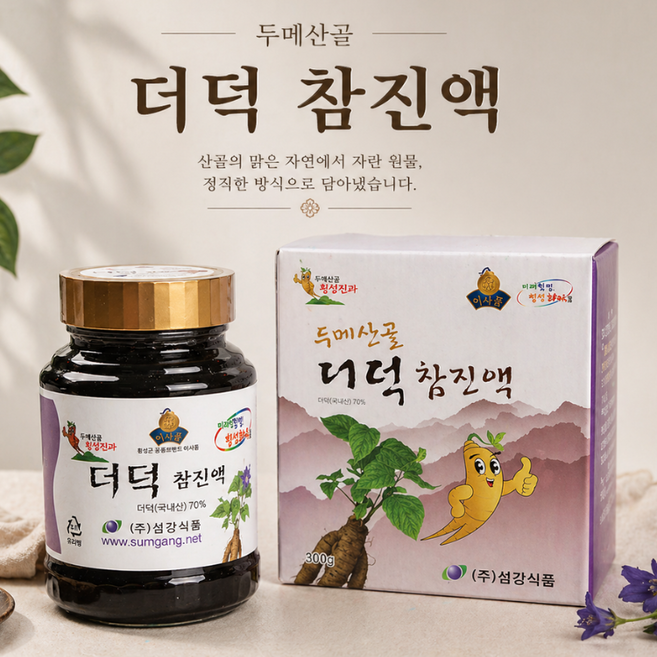 두메산골 국내산 더덕참진액, 600g, 1개