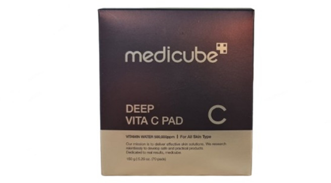 [정품]+ 메디큐브패드 메디큐브 딥 비타C 패드 70매 1개 7일의 기적 앰플 기미 패드 비타민패드 저자극패드 토너팩 각질 케어 제거