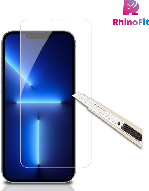 라이노핏 아이폰 전 기종 강화유리 보호필름 0.33mm, 1세트