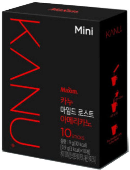카누 미니 마일드로스트 아메리카노 스틱커피, 900mg, 10개입, 1개