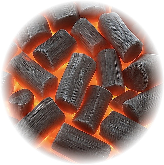 숯같은남자 유칼립투스 비장탄 백탄 참숯 9kg 구이용 업소용 바베큐, 1개, 유칼립비장탄 M 9kg